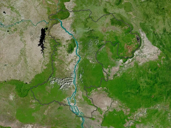 Шампасак Провинция Лаос Карта Высокого Разрешения — стоковое фото