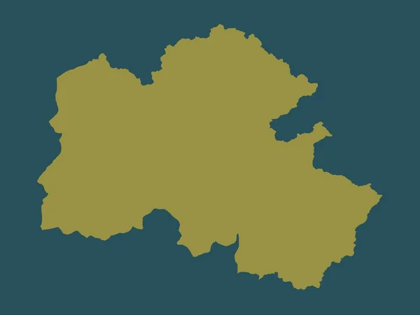ラオスの州 フアパーン 単色形状 — ストック写真