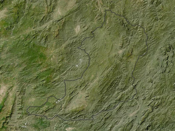 ラオスの州 ウドムサイ 低解像度衛星地図 — ストック写真