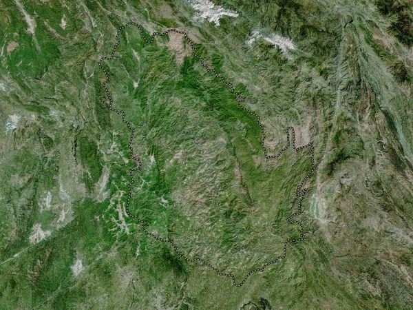 Phongsali Provinsen Laos Högupplöst Satellitkarta — Stockfoto