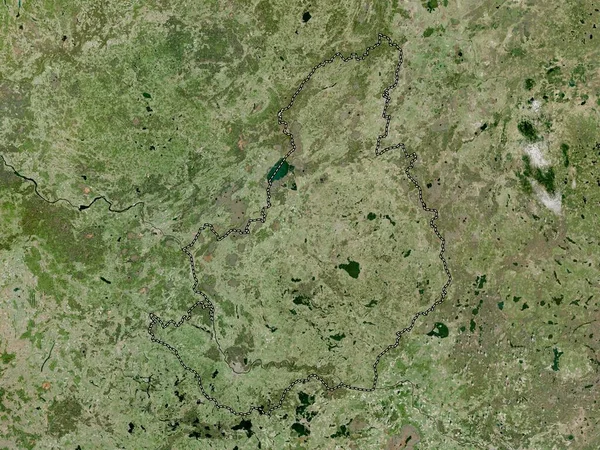 Latgale Provinsen Lettland Högupplöst Satellitkarta — Stockfoto