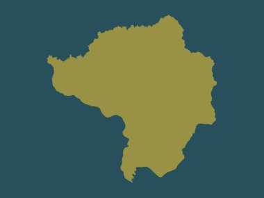 Butha-Buthe, Lesotho bölgesi. Katı renk biçimi