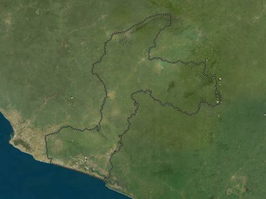 Margibi, Liberya Bölgesi. Yüksek çözünürlüklü uydu haritası