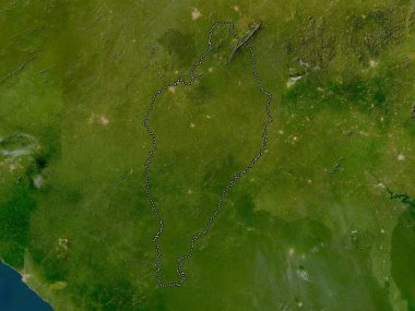 Nimba, Liberya Bölgesi. Düşük çözünürlüklü uydu haritası