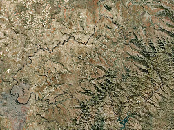 Berea District Lesotho High Resolution Satellite Map — Stock Photo, Image