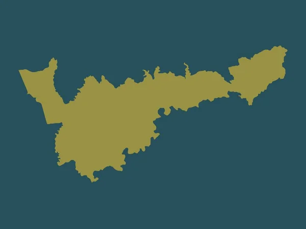 モヒールのフック レソトの地区 単色形状 — ストック写真