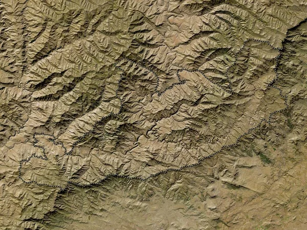 Кача Нек Район Лесото Карта Низкого Разрешения — стоковое фото