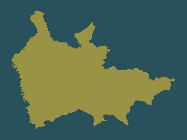 テバテスカ レソトの県 単色形状 — ストック写真