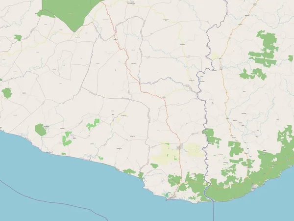 Maryland Kreis Liberia Open Street Map — Stockfoto