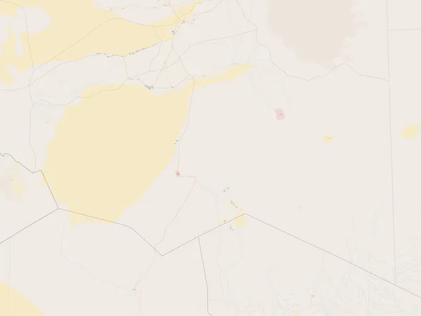 リビアのムズク県 オープンストリートマップ — ストック写真