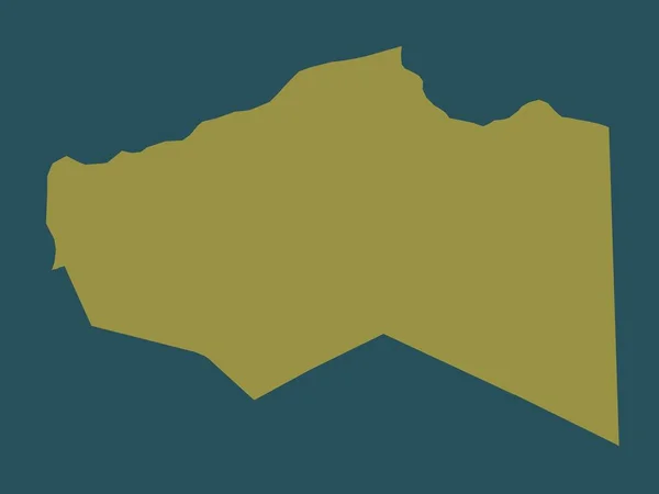 Murzuq Bezirk Von Libyen Einfarbige Form — Stockfoto