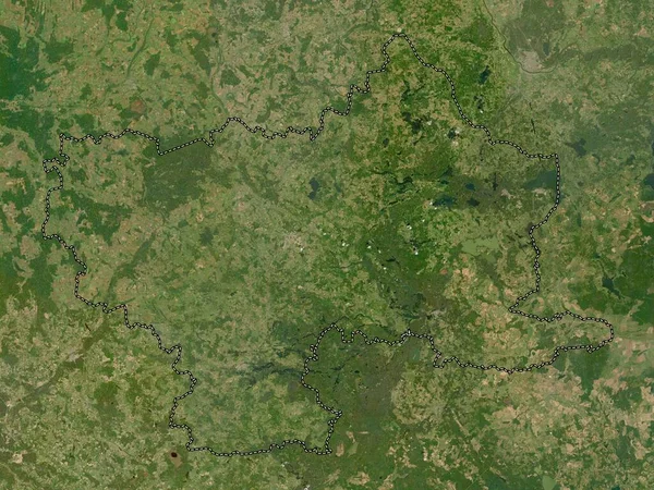 Utenos Litauens Län Lågupplöst Satellitkarta — Stockfoto