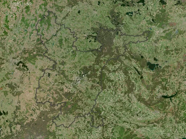 Vilniaus Condado Lituânia Mapa Satélite Alta Resolução — Fotografia de Stock