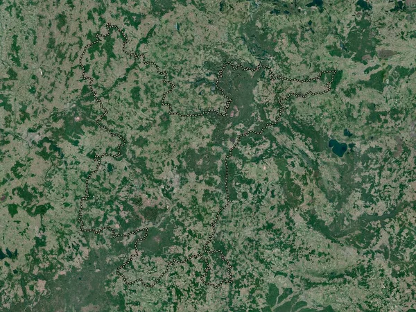Vilniaus Litvanya Bölgesi Düşük Çözünürlüklü Uydu Haritası — Stok fotoğraf