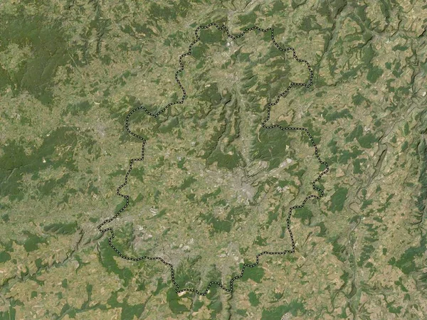 Luxemburg Distriktet Luxemburg Lågupplöst Satellitkarta — Stockfoto