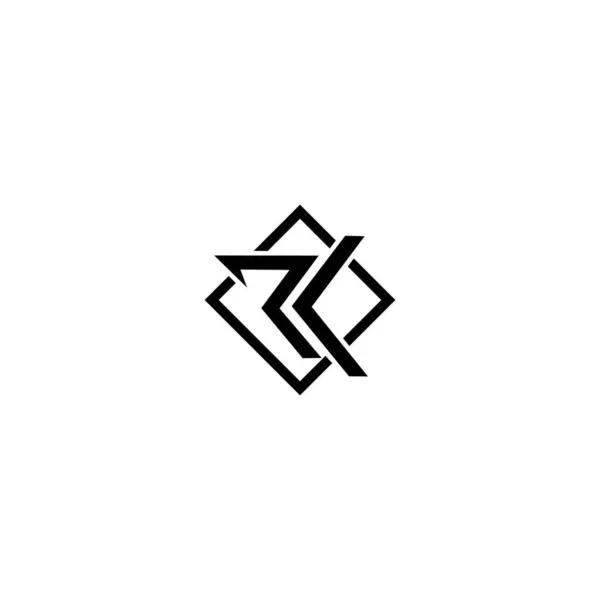Lettre Logo Design Vector — Image vectorielle