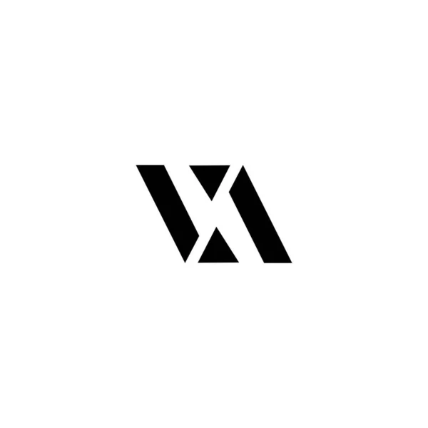Una Plantilla Diseño Logotipo Letra — Vector de stock