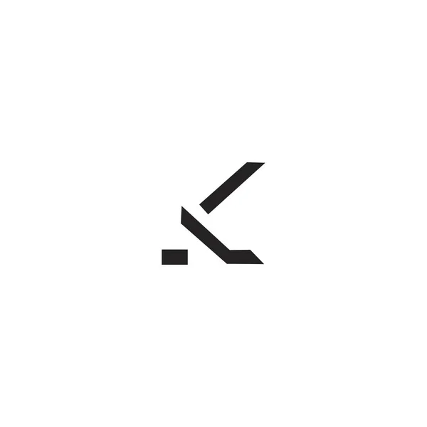 Modelo Design Logotipo Letra — Vetor de Stock