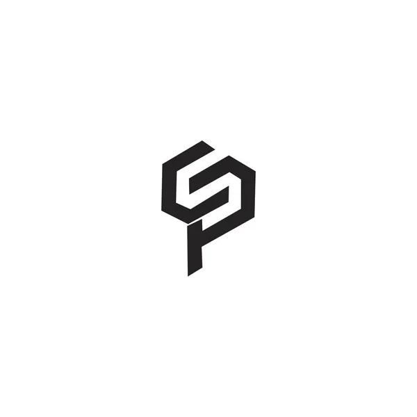 Letter Logo Design Sjabloon — Stockvector