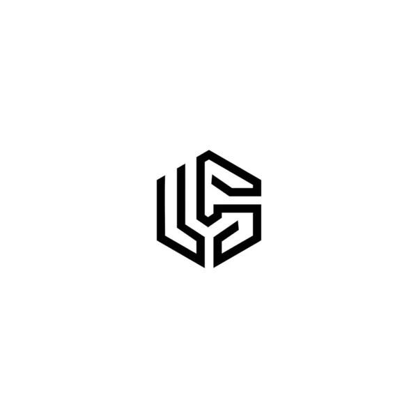 Litera Logo Design Vector — Wektor stockowy