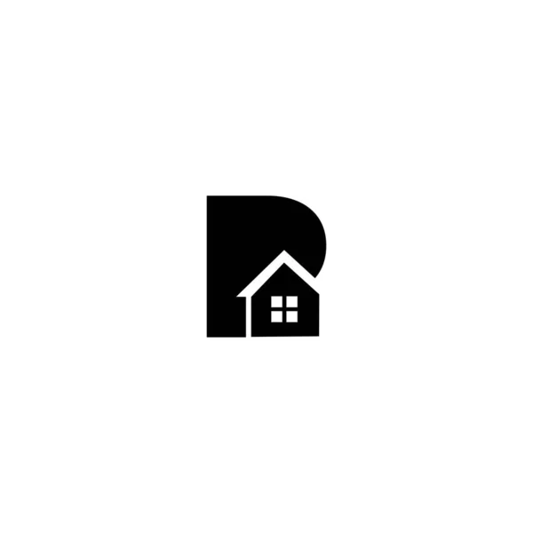 Lettre Symbole Logo Home — Image vectorielle
