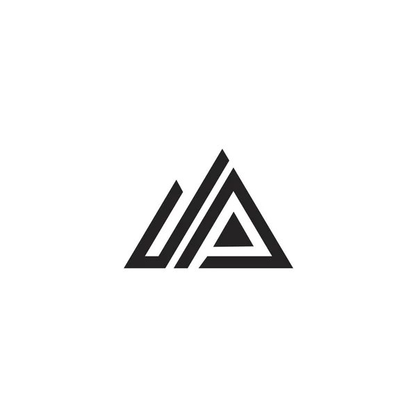 Lettera Logo Design Con Creative — Vettoriale Stock