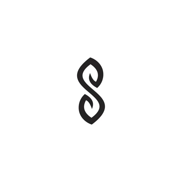 Leaf Letter Шаблон Дизайну Логотипу — стоковий вектор