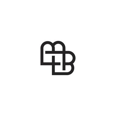 MB M B Harf Logosu Tasarımı