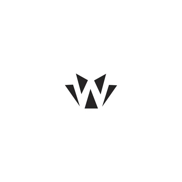 W标志初始字母设计模板 — 图库矢量图片