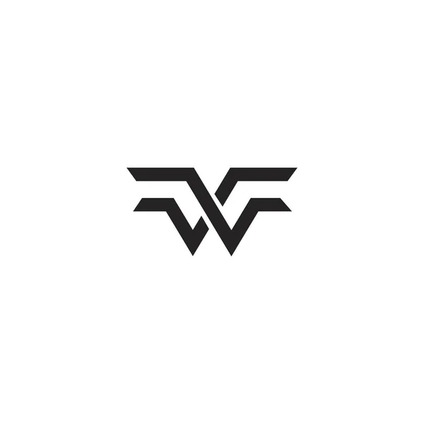 Lettera Logo Vettore Progettazione — Vettoriale Stock