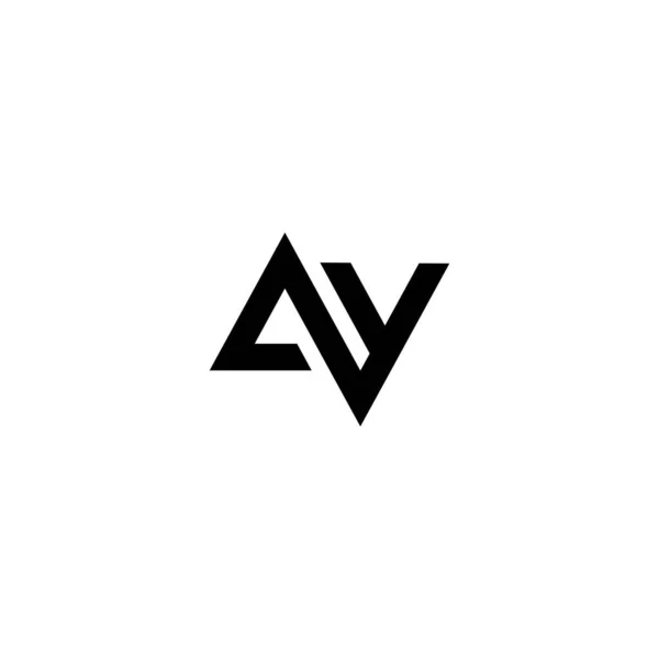 Vector Diseño Logotipo Letra — Vector de stock