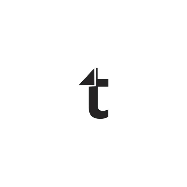 の文字ロゴ アイコン デザイン テンプレート — ストックベクタ