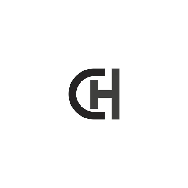 CH C H ilk harf logosu tasarımı