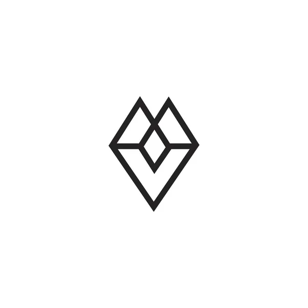 Harf Logo Tasarımı Şablonu — Stok Vektör