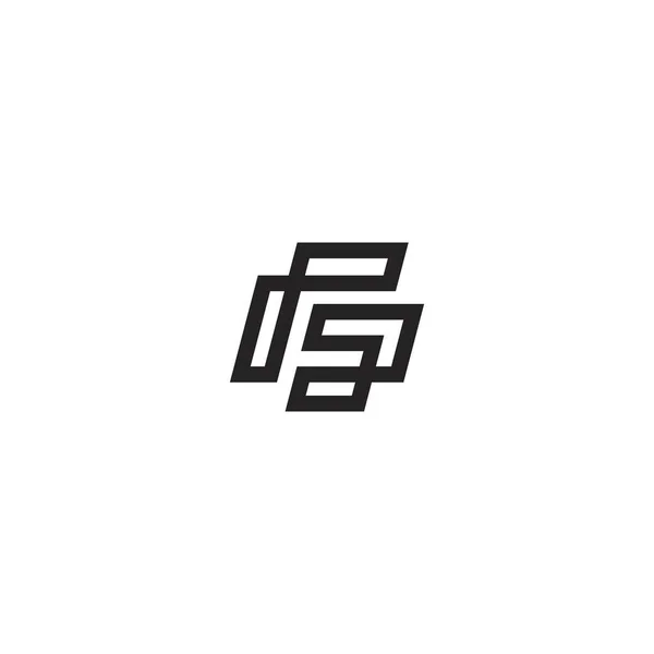 Plantilla Diseño Logotipo Letter — Archivo Imágenes Vectoriales