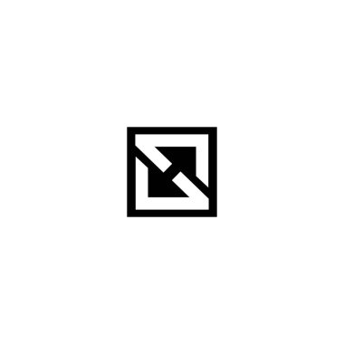 ZH HZ H Harf Tasarım Vektörü Şablonu