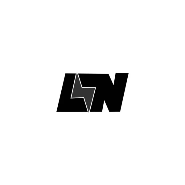 Modelo Design Logotipo Letra —  Vetores de Stock