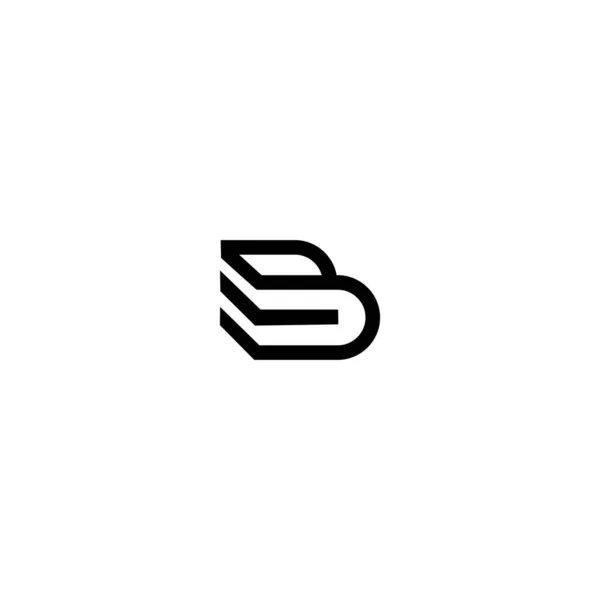 Vetor Design Logotipo Livro Letra —  Vetores de Stock