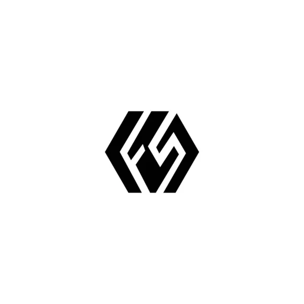 Wzór Logo Literowego Wektora — Wektor stockowy