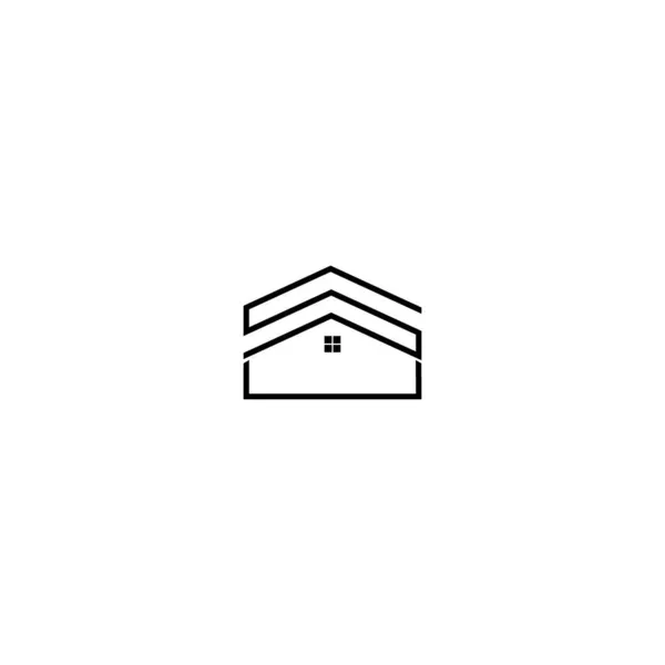 Accueil Logo Icône Conception Éléments Modèle — Image vectorielle