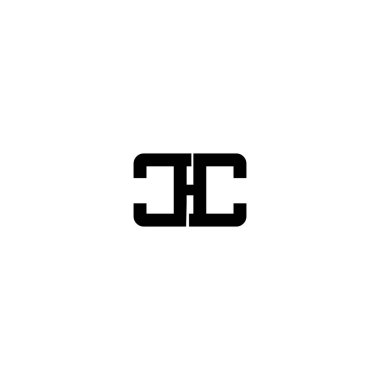 CC CHC Harf Logo Tasarımı Şablonu