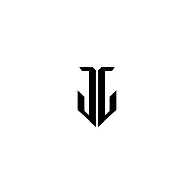 JL JJ Harf Logo Tasarımı Şablonu