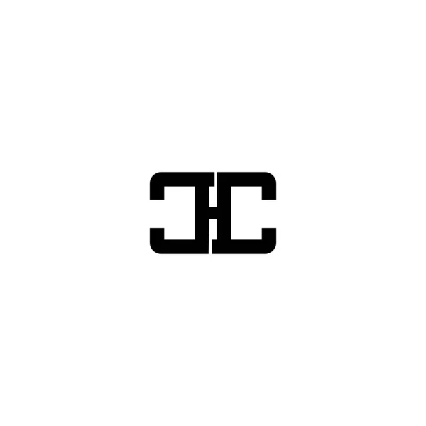CcレターChcロゴデザインテンプレート — ストックベクタ