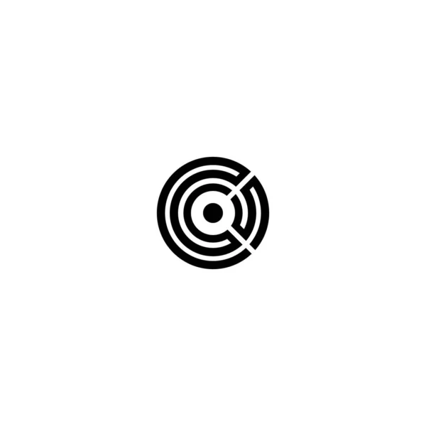 Circle Δημιουργικό Λογότυπο Πρότυπο Σχεδιασμού — Διανυσματικό Αρχείο