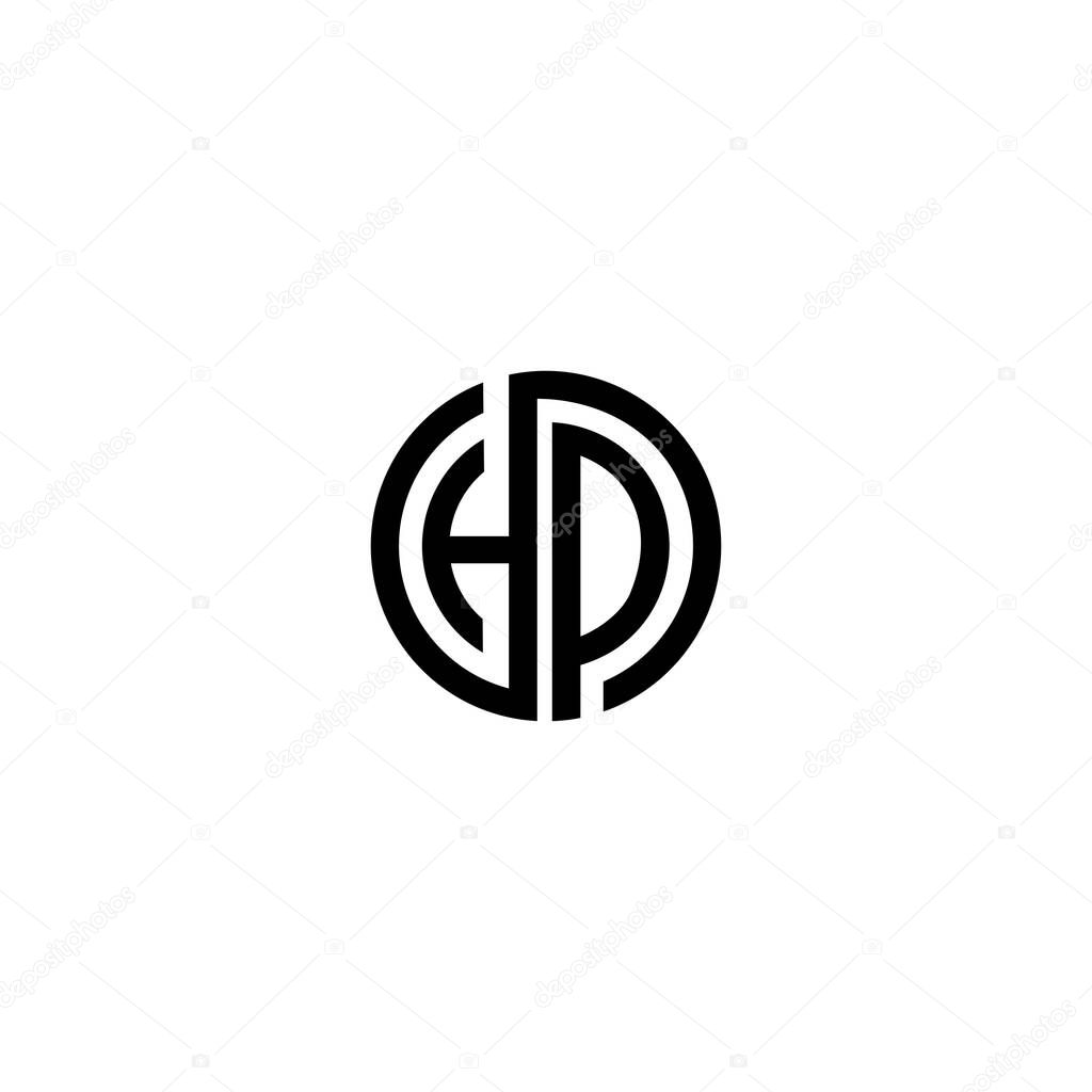 HP H P Logo Icon Vector Template