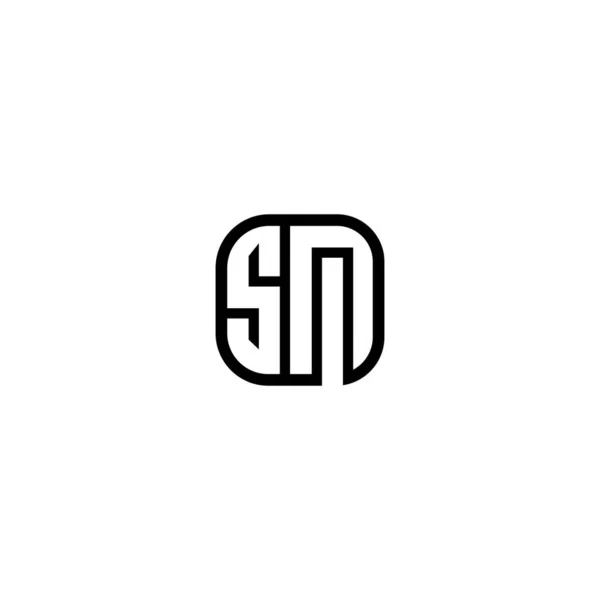 Sn创意标志设计模板 — 图库矢量图片
