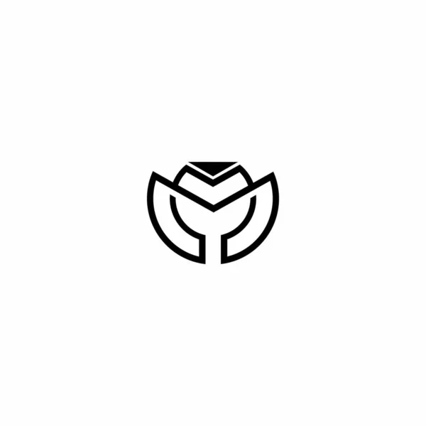 Diseño Logo Con Creativo — Vector de stock