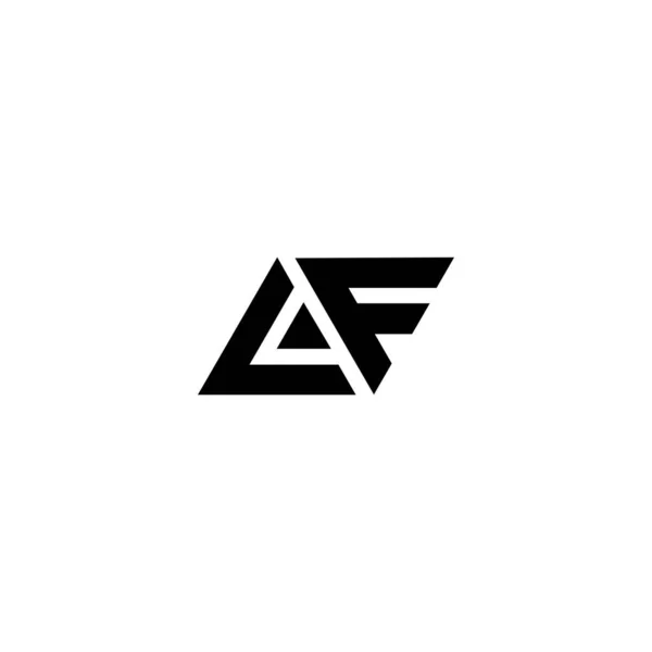 Initiales Lettres Design Logo Élégant — Image vectorielle