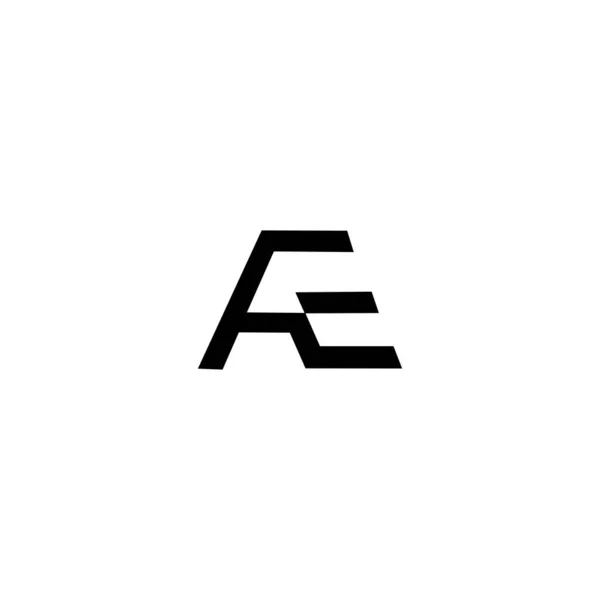 Diseño Logo Letter Con Creative — Archivo Imágenes Vectoriales