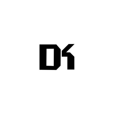 DK logo tasarım şablonu ögeleri